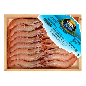 PLAYA ODIEL Gamba terciada caja de 300 g.