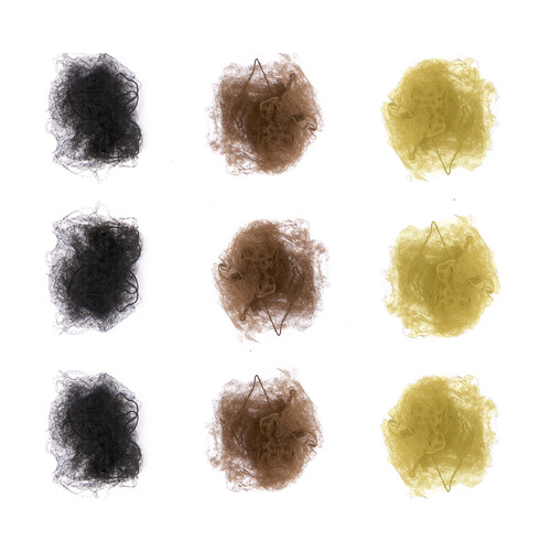 COSMIA Redecillas de pelo de diferentes colores COSMIA 3 uds.