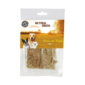 SANDIMAS Snack para perro natural SANDIMAS TIRAS DE POLLO 50 g.