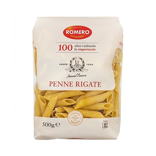 ROMERO Pasta Penne Rigate - 500g.