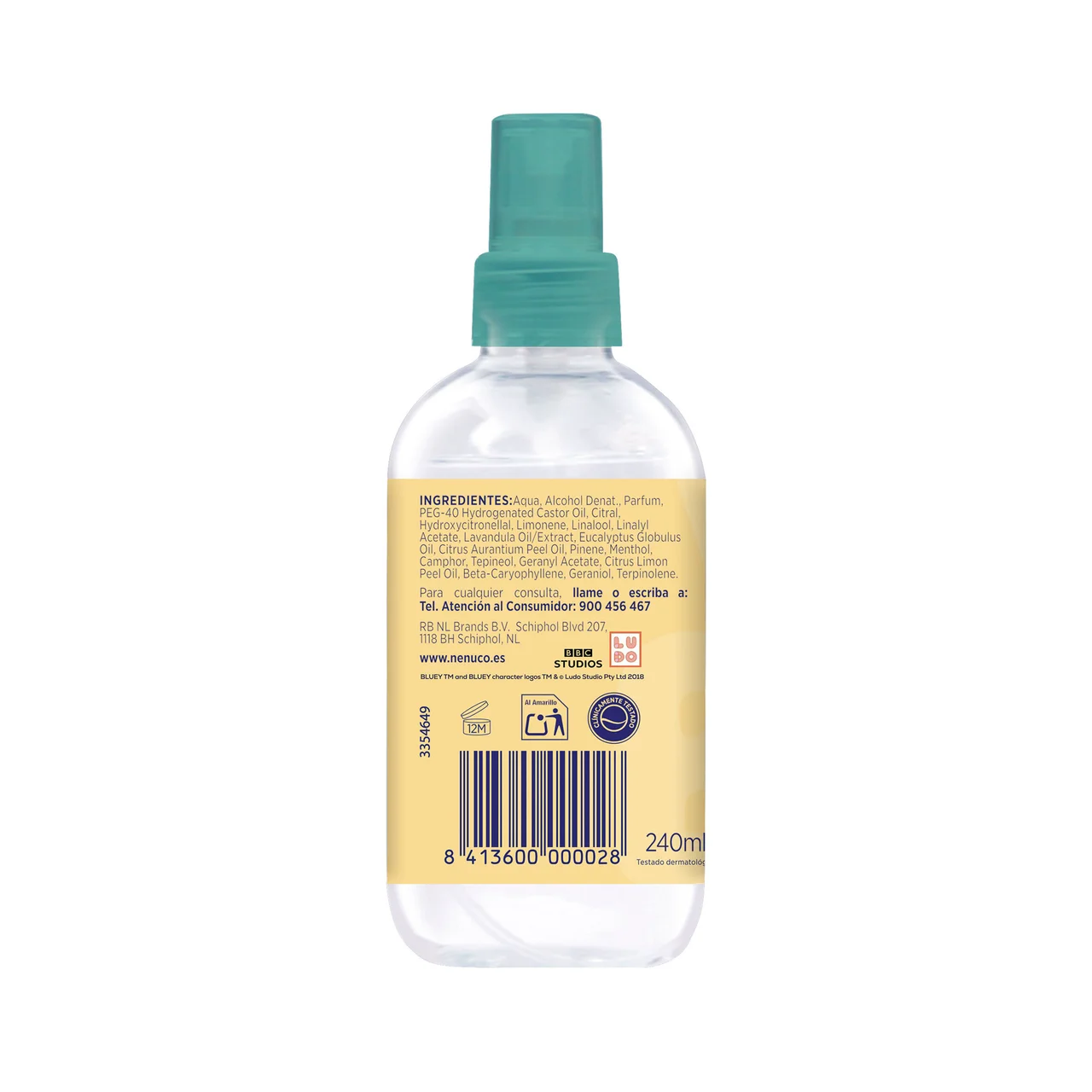 Bingo Agua de colonia infantil en spray 240 ml.