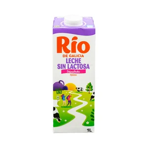 RÍO Leche de vaca desnatada y sin lactosa1 l.