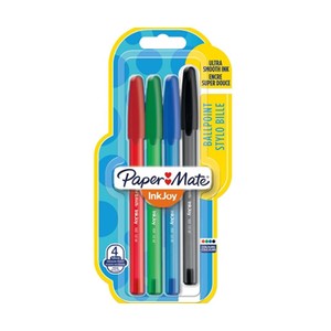 Imagen de 4 bolígrafos PAPER MATE Inkjoy 100ST BL4.