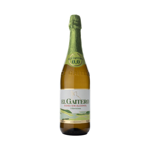 EL GAITERO Sidra sin alcohol (0,0) botella de 70 cl.