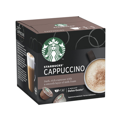 STARBUCKS Café en cápsulas cappuccino 6 uds.