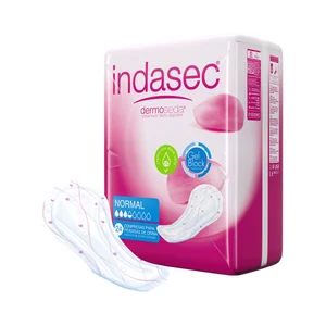 INDASEC Compresas de incontinencia normal para pérdidas de orina leves a moderadas INDASEC Dermoseda 24 uds.