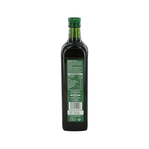 PRODUCTO ALCAMPO Aceite de oliva virgen extra botella de cristal de 750 ml.