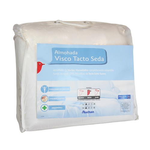Almohada viscoelástica 105cm, firmeza media, PRODUCTO ALCAMPO.