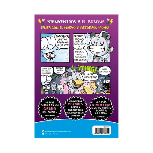 Boni vs Mono 6. Boni vs Mono rebelión maquinas. Jamie Smart. DESTINO INFANTIL & JUVENIL