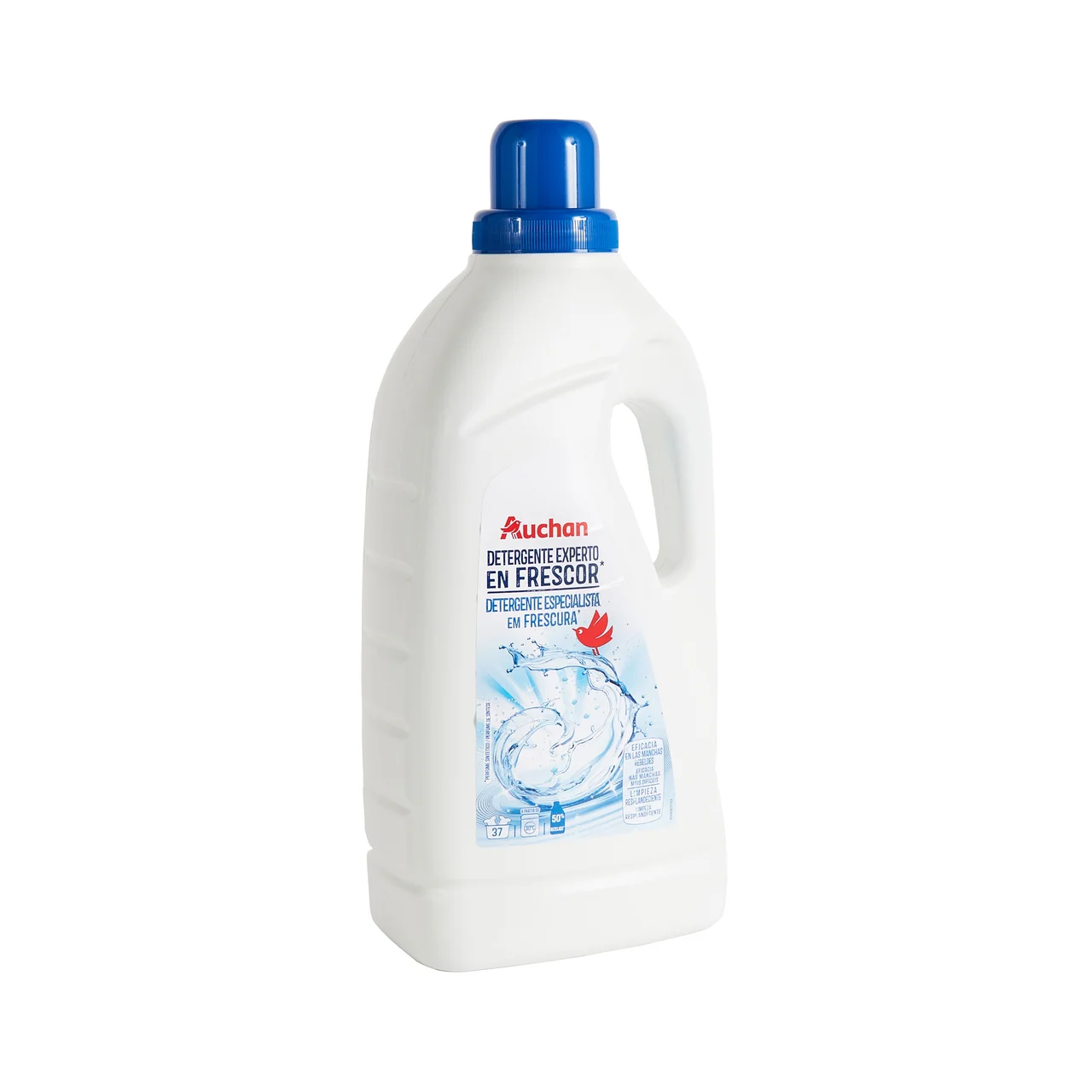 PRODUCTO ALCAMPO Detergente líquido fresco y limpio 37 lav. 2 l.