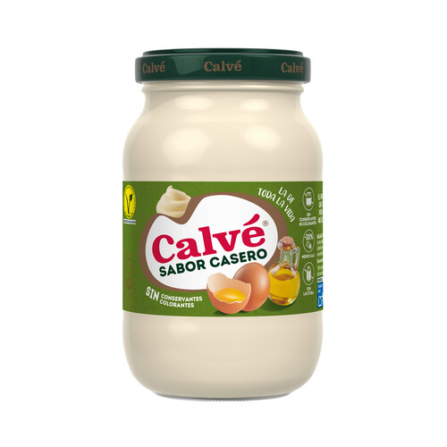 CALVÉ Mayonesa sabor casero frasco 210 ml.