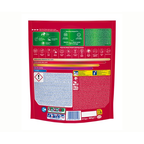 SOMAT Detergente en cápsulas para lavavajillas Tabs exc 50 g
