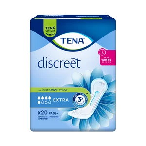 TENA Discreet Compresas incontinencia extra, para pérdidas de orina 20 uds.