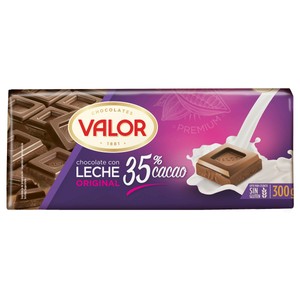 Imagen de VALOR Chocolate con leche puro 300 g.