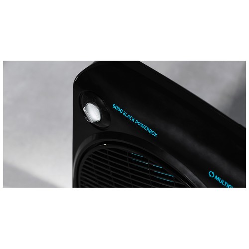 Ventilador de suelo CECOTEC EnergySilence 6000 Power Box Black, 50W, temporizador hasta 120 min, 3 velocidades