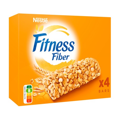 FITNESS de Nestlé Barritas de cereales sin azúcares añadidos y con sabor a miel 4 uds.