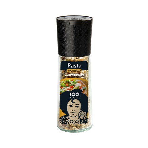 CARMENCITA Sazonador para pasta sensaciones de la Toscana en molinillo frasco de 28 g.