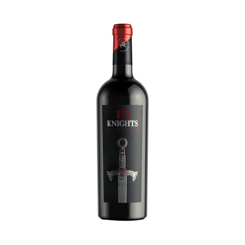 12 KNIGHTS  Vino tinto opulento con IG Lisboa botella de 75 cl