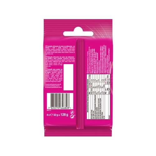 HALLS Caramelos de sandía sin azúcar, pack de 4 uds. x 128 g.