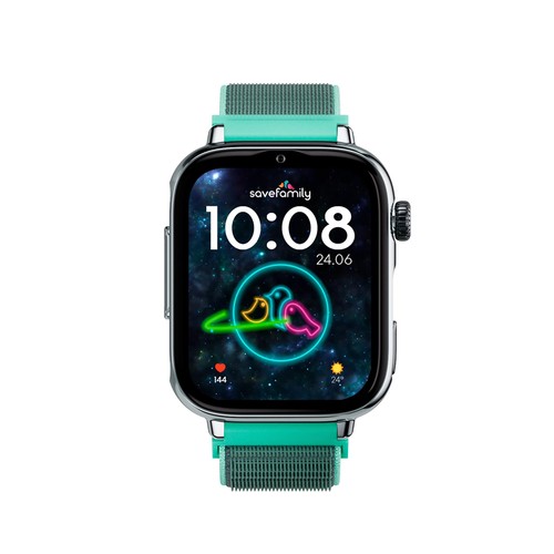 Smartwatch Savewatch Plus 2 SAVEFAMILY, plata, tela maui.