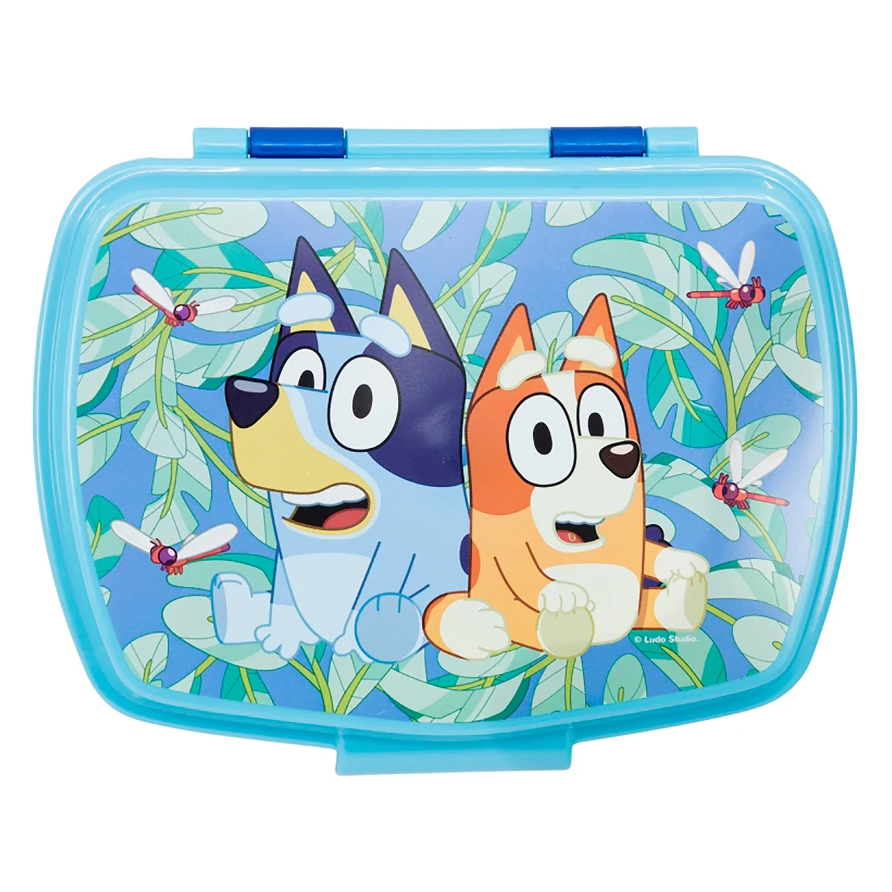Sandwichera de plastico rectangular de Bluey