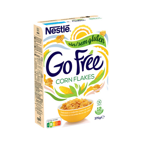 NESTLÉ Cereales sin gluten Go Free NESTLÉ 375 g.