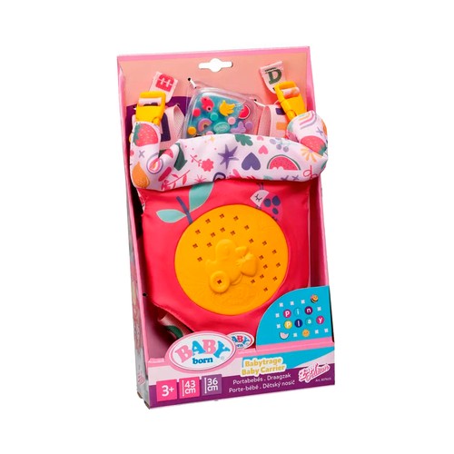 BABY BORN Porta bebés Baby Carrier Pinplay + 3 Años