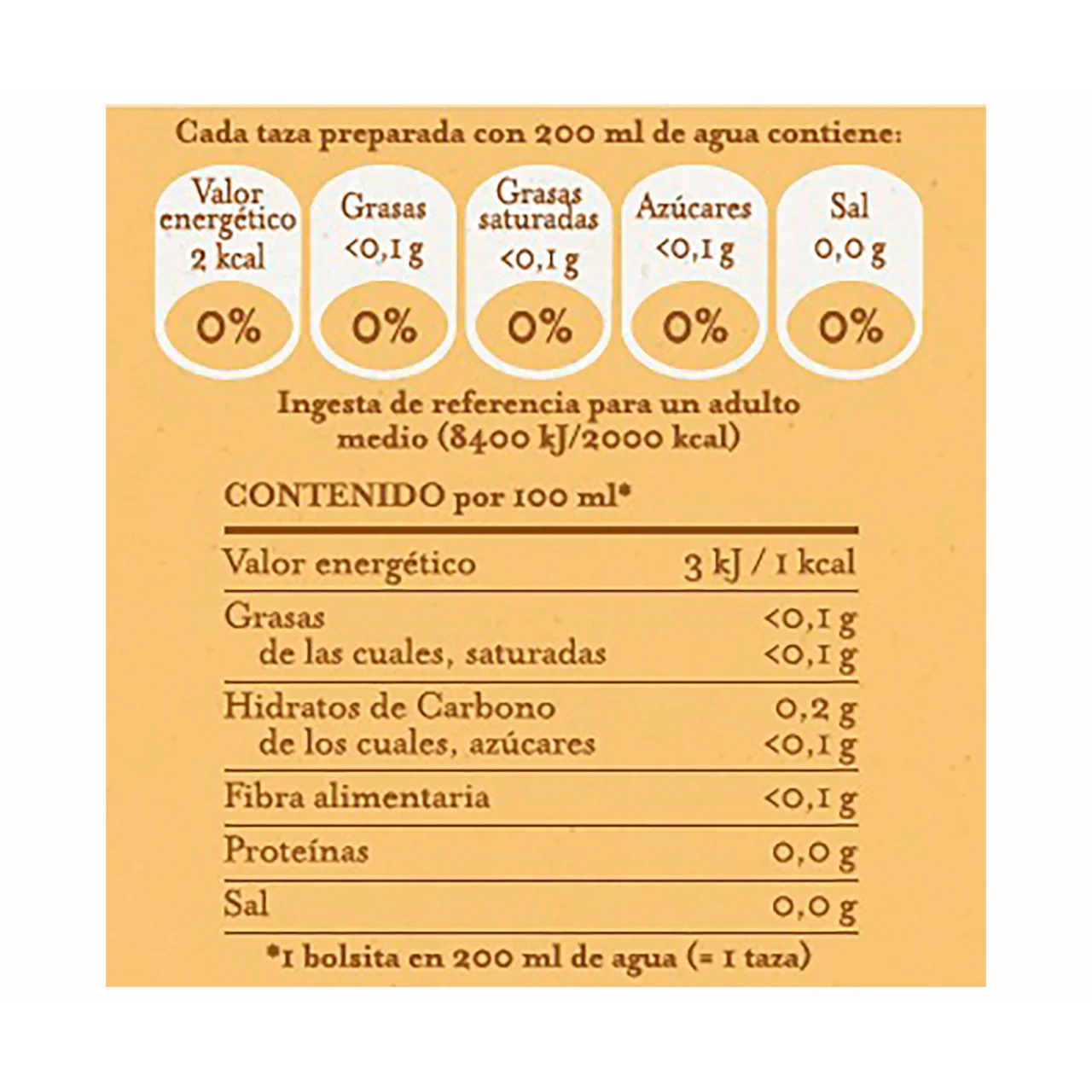 Infusión sabor a galleta Belga piramidal 15 uds. 30 g.