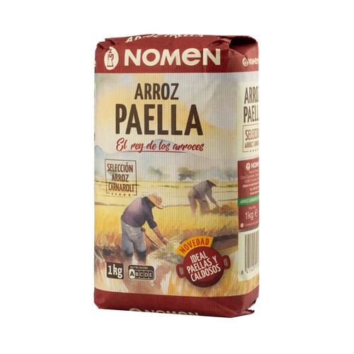 NOMEN Arroz para paella (selección arroz Carnaroli) 1 kg.