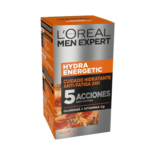 L´ORÉAL MEN EXPERT Crema para hombres con acción hidratante y antifatiga (24 horas) L"ORÉAL MEN EXPERT Hydra Energetic 50 ml.