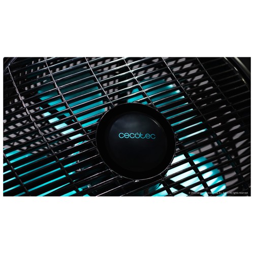 Ventilador de suelo CECOTEC EnergySilence 6000 Power Box Black, 50W, temporizador hasta 120 min, 3 velocidades