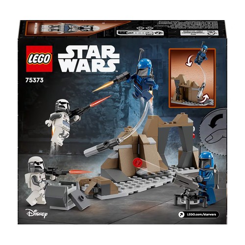 LEGO Star Wars Mandalorian pack de combate: Emboscada en Mandalore, 109 piezas.