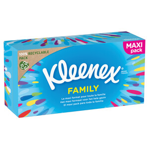 Imagen de KLEENEX Tissues de celulosa faciales Family pack KLEENEX 140 uds.