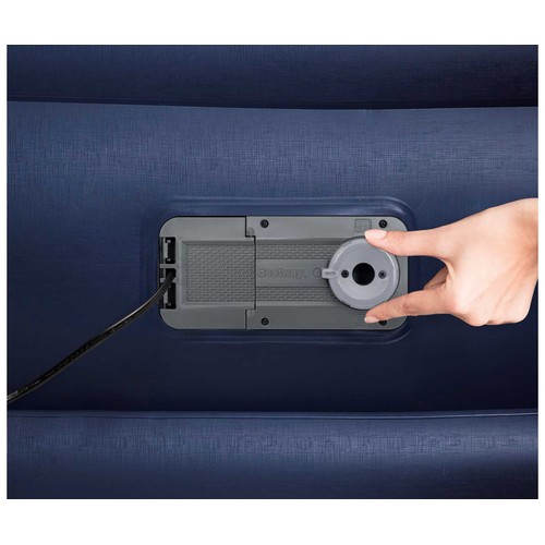 Colchón hinchable doble, con inflador eléctrico, 203x152x46 cm. BESTWAY.