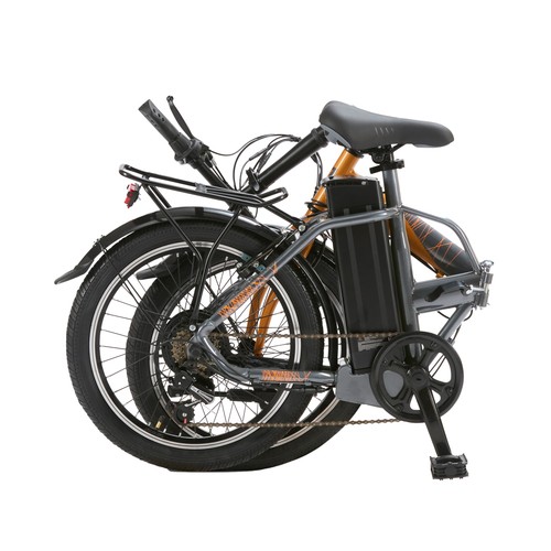 Bicicleta eléctrica plegable NILOX J1 Pro Bicolor, 250W, ruedas 20", autonomía 40Km.