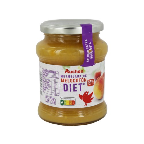 Mermelada de melocotón Diet sin azúcares añadidos PRODUCTO ALCAMPO 350 gr.
