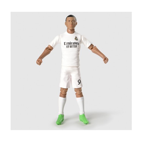 Figura jugador de Fútbol Real Madrid Sockers, Mbappe, coleccionable, ZIPAN TRADE