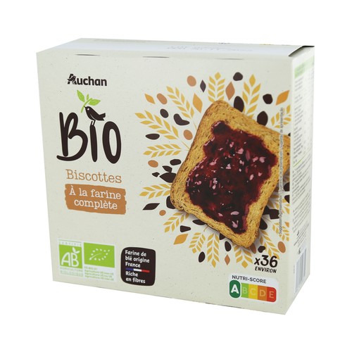 Biscotes integrales Bio PRODUCTO ALCAMPO 300 gr.