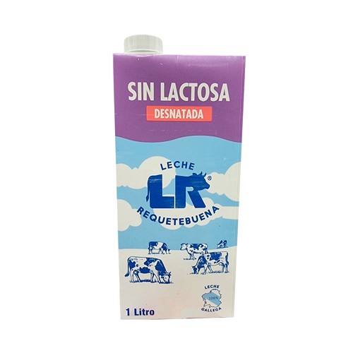 L.R. Leche desnatada de vaca, sin lactosa 1l.