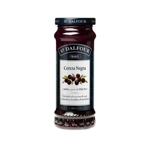 ST.DALFOUR Mermelada de cerezas negras 284 g.