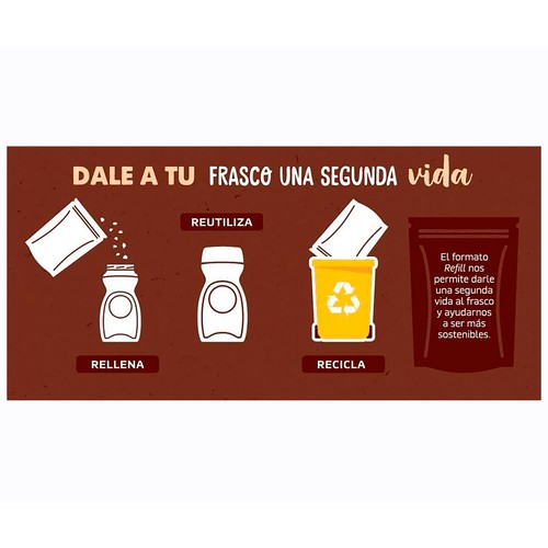 NESCAFÉ Classic Café soluble descafeinado, doypack 75 g.