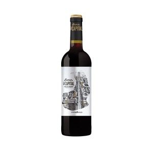 SANZ La capital Vino tinto D.O Vinos de Madrid botella de 75 cl.