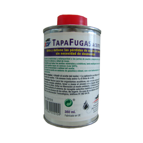 Tratamiento tapafugas de aceite del motor 3CV 350 mililitros.