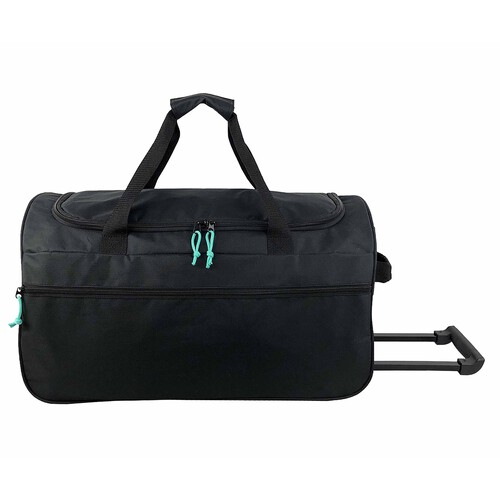 Bolso de viaje grande con capacidad 48 litros color negro, AIRPORT ALCAMPO.