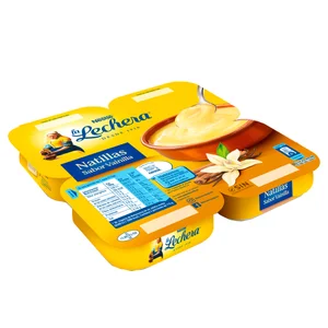 LA LECHERA Natillas con sabor a vainilla, sin conservantes LA LECHERA de Nestlé 4 x 115 g.