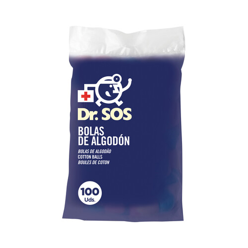 Algodones de colores DR. SOS bolsa 100 uds