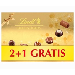 Imagen de LINDT Bombones dulces deseos pack 2 + 1 429 g.