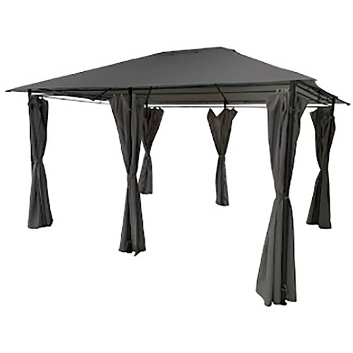 Repuesto de 6 cortinas poliéster para pérgola, Gazebo, TEJIDOS REINA.