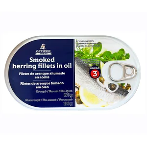 OFFICER Filete4s de arenque ahumado en aceite 130g