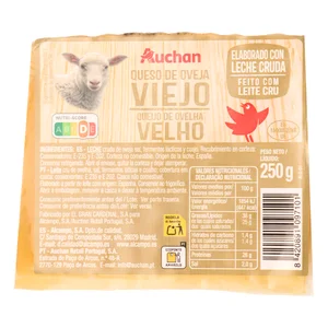 PRODUCTO ALCAMPO Queso de oveja viejo cuña 250 g. 